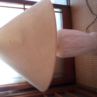 陶器の照明　外国製です