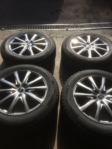 すぐ履けます 2018年製17インチ 冬タイヤホイールセット