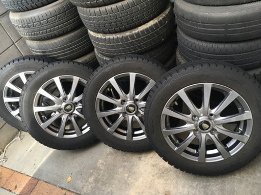 美品 スタッドレス 155/65R14 アルミホイール グッドイヤー
