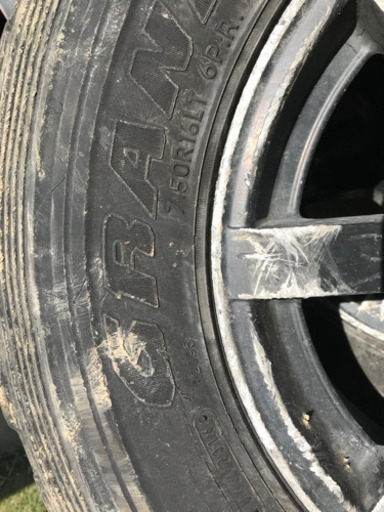 ジムニーのホイール付きタイヤ　　JA11