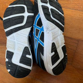 ASICS シューズ　24cm ブルーの画像