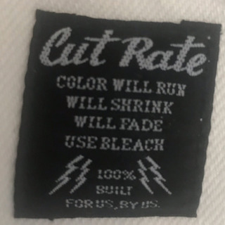 CUT TWICE DENIM PAINTER PANTS 白 W30 試着のみ未使用　値下げの画像