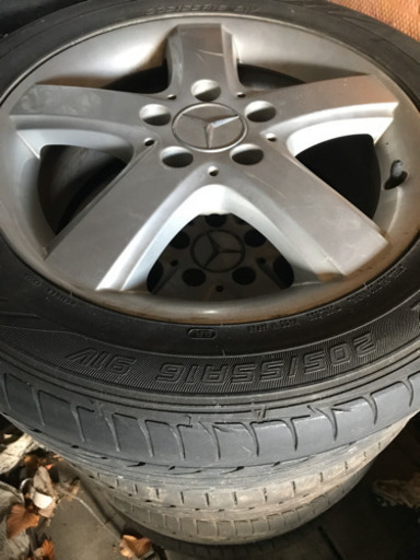 205/55/r16 ベンツ純正アルミ　タイヤはLEMANS