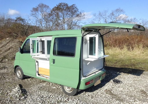 キッチンカー 移動販売車 H20 ダイハツ ハイゼットカーゴ AT 4WD
