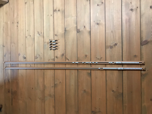 木目調　カーテンレール　150cm〜300cm