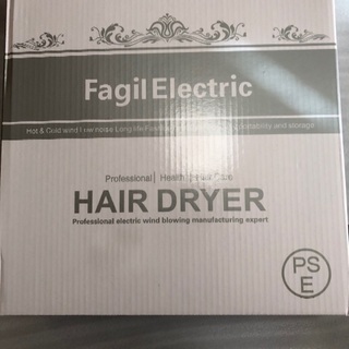 新品　マイナスイオンドライヤーの画像