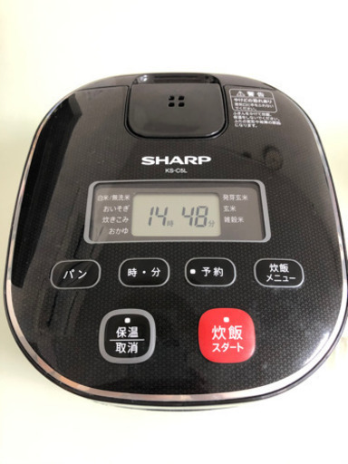 シャープ製　炊飯器　KS-C5L-B 2018年製　3合炊