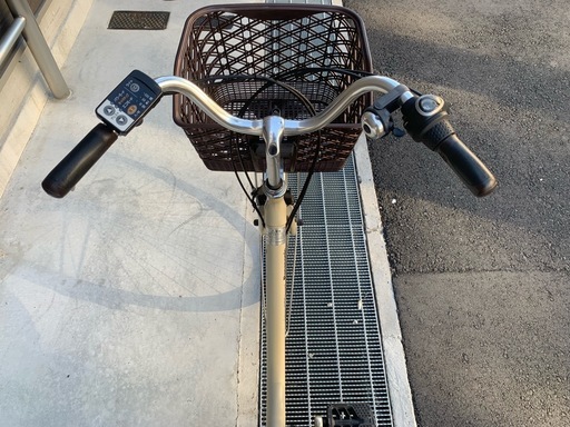 地域限定送料無料　パナソニック　ビビ　スペシャル　新基準　アイボリー　子供乗せ　ナチュラ　アシスタ　神戸市　電動自転車