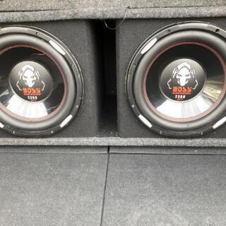 ウーハー 2300W x2 ボックスセット！