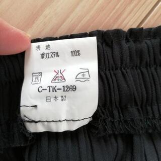 プリーツバンツ　黒　お値下げの画像