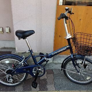 Cyma compact 20吋折り畳み自転車 外装6段/ネイビー