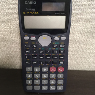 カシオ　関数電卓　カバー付き