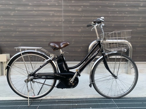 地域限定送料無料　ヤマハ　パス　シティ　26インチ　黒　アシスタ　ビビ　神戸市　電動自転車