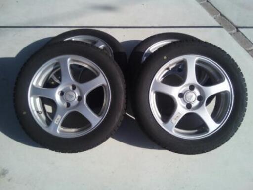 値下げ　スタッドレスタイヤ&アルミホイール 4本　175 60 R16 ラクティス