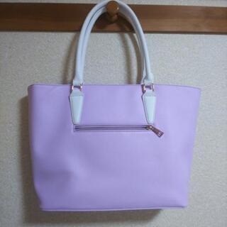 美品A4トート／パステルパープルの画像