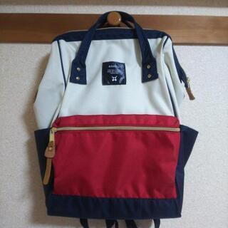 新品anello大人気リュック／トリコロールカラー