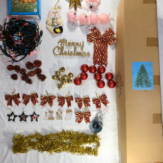 ★【引取希望】クリスマス用ツリー、200球ネオン、その他飾り色々★