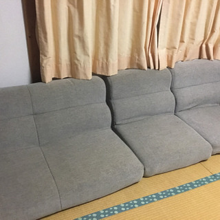 美品ニトリのローソファの画像