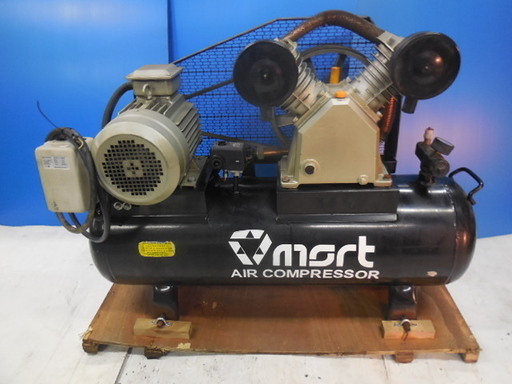 mart製 大型エアーコンプレッサー　3相　200V 4KW　ベルト1本交換済み　ジャンク品　先月まで実働　即日お渡し可能