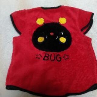 【無料】BUG  Animal Parade  90cm　赤色　ベストの画像