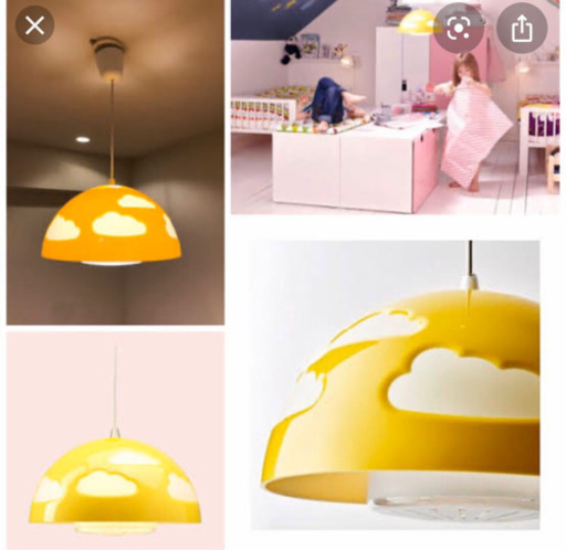 【IKEA】雲　ペンダントライト【新品未使用】