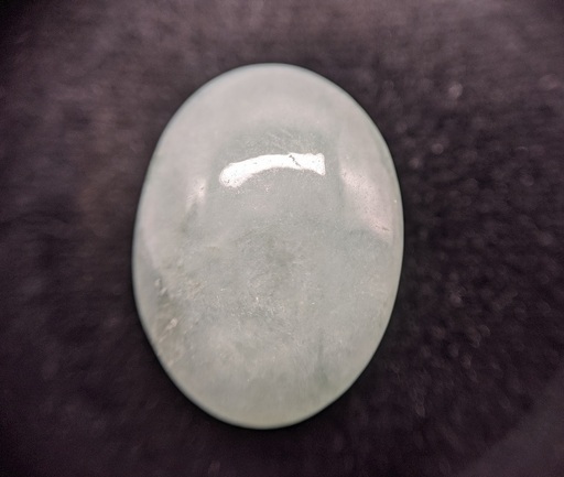 【鑑別付】天然 翡翠 13.483ct ミャンマー産 カボションカット ジェダイト ジェイド ルース 裸石 原石 ひすい ヒスイ ルースケース付 VI-1