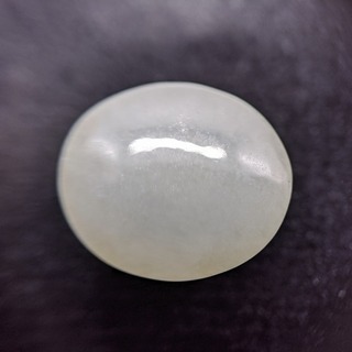 【鑑別付】天然 翡翠 9.076ct ミャンマー産 カボションカット ジェダイト ジェイド ルース 裸石 原石 ひすい ヒスイ ルースケース付き VI-2の画像
