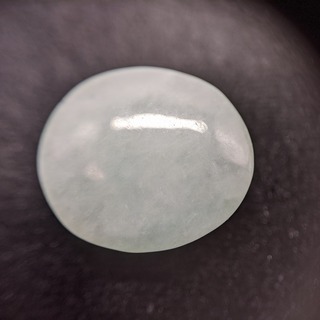 【鑑別付】天然 翡翠 11.618ct ミャンマー産 カボションカット ジェダイト ジェイド ルース 裸石 原石 ひすい ヒスイ ルースケース付 VI-3の画像