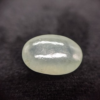 【鑑別付】天然 翡翠 7.317ct ミャンマー産 カボションカット ジェダイト ジェイド ルース 裸石 原石 ひすい ヒスイ ルースケース付き VI-4の画像