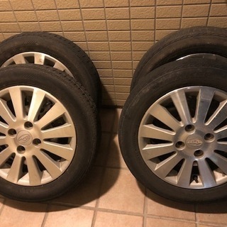【無償】軽自動車用　アルミホイール（タイヤ付き）　　4本