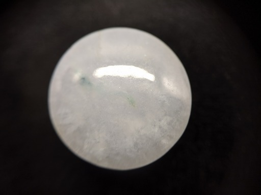 【鑑別付】天然 翡翠 16.024ct ミャンマー産 カボションカット ジェダイト ジェイド ルース 裸石 原石 ひすい ヒスイ ルースケース付 VI-6