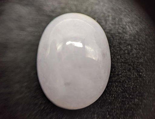 【鑑別付】天然 ラベンダー 翡翠 16.061ct ミャンマー産 カボションカット ジェダイト ジェイド ルース 裸石 ひすい ルースケース付 VI-8