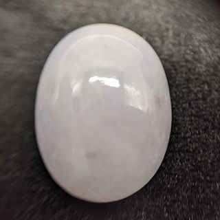 【鑑別付】天然 ラベンダー 翡翠 16.061ct ミャンマー産 カボションカット ジェダイト ジェイド ルース 裸石 ひすい ルースケース付 VI-8の画像