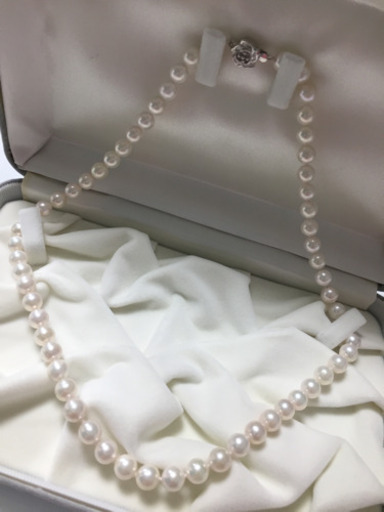 パールネックレス 【本真珠】