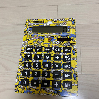 ミニオン　大きい電卓の画像