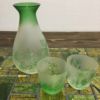 あげます【ガラスの酒器セット】