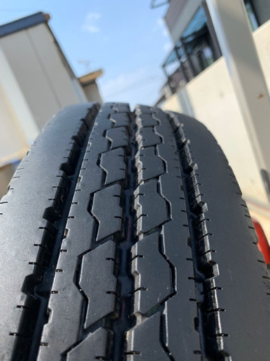 2t車 16年 6本セットバリ物夏タイヤ ホイール付ブリヂストンR205 6.50R16 10PR PCD203.2 5.50x16 ハブ径133mm 5H