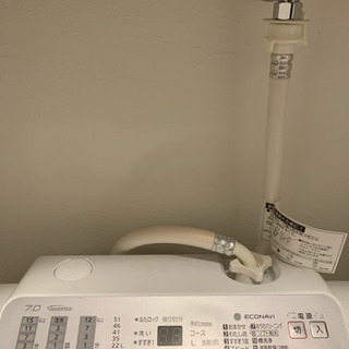 使用3年以内 Panasonic NA-FA70H3-W 全自動洗濯機 7.0kg 即効泡洗浄 エコナビ ホワイトの画像