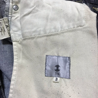 【値下げ】タケオキクチ TK メンズ (株)ワールド ビンテージ デニム ジーンズの画像