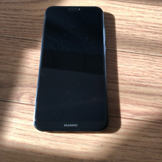 HUAWEI P20 Lite ミッドナイトブラック 64 GB au 値下げ