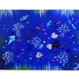 【原画＊額付き】いつも海を見ていた
