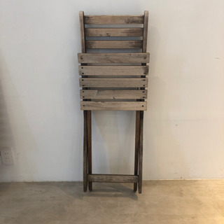 セットで700円 折りたたみ式 テーブル、チェアの画像