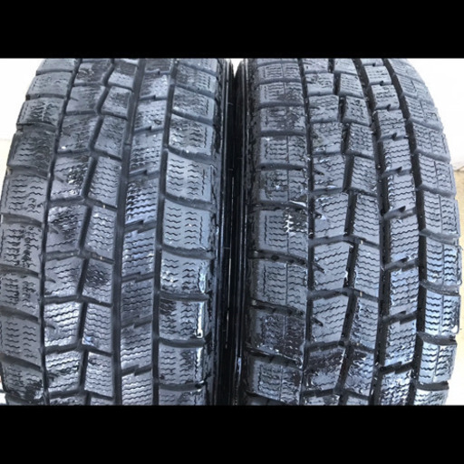 中古品 175/65R14 82Q DUNLOP バリ溝 ホイル付き スタッドレスタイヤ ダンロップ