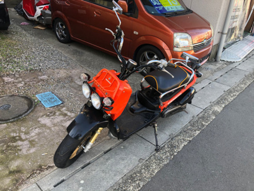 実動ズーマー カスタム　フロントディスクブレーキ