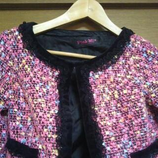 PinkMixツイードセットアップの画像