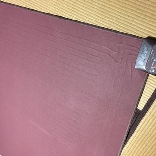 ホットカーペット ２畳サイズ  ワインレッド カバーなし MOR...