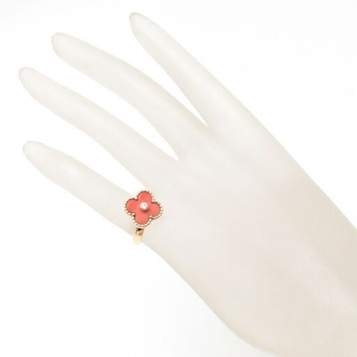 ヴァンクリーフ&アーペル ヴィンテージアルハンブラ リング K18YG