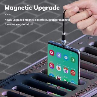 ⬛️マグネット充電ケーブル⬛️マグネット式　360度回転　新品・未使用の画像