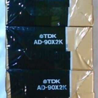 【希少】カセットテープ TDK AD90(２パックセット)×５の画像