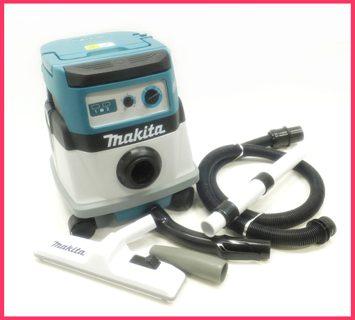 [K1117i] 美品 makita マキタ 業務用 乾湿両用 36V 充電式集じん機 VC862D 動作品 電動工具 大工道具